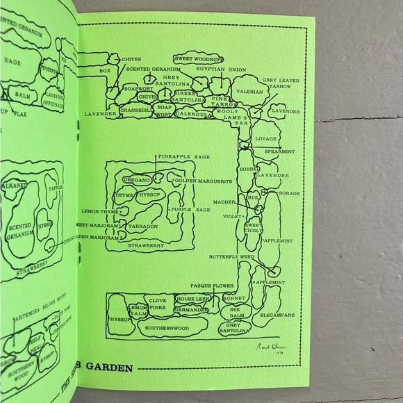 1978 The Herb Garden at Strawbery Banke Heirloom Gardens Colonial New England - Picture 3 of 5